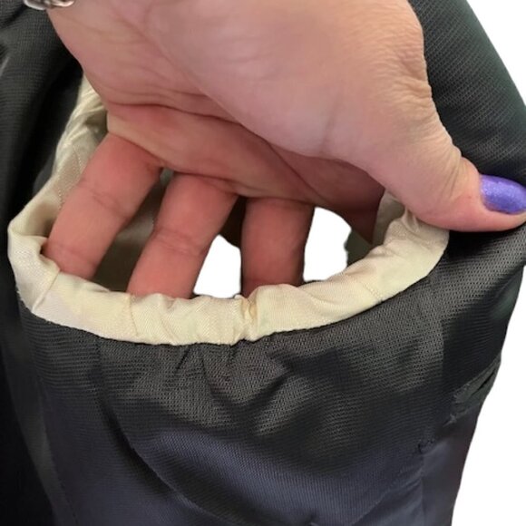 Oscar De La Renta Men's Grey Jacket Blazer Size 42S Wool Cashmere Blend - Picture 7 of 15